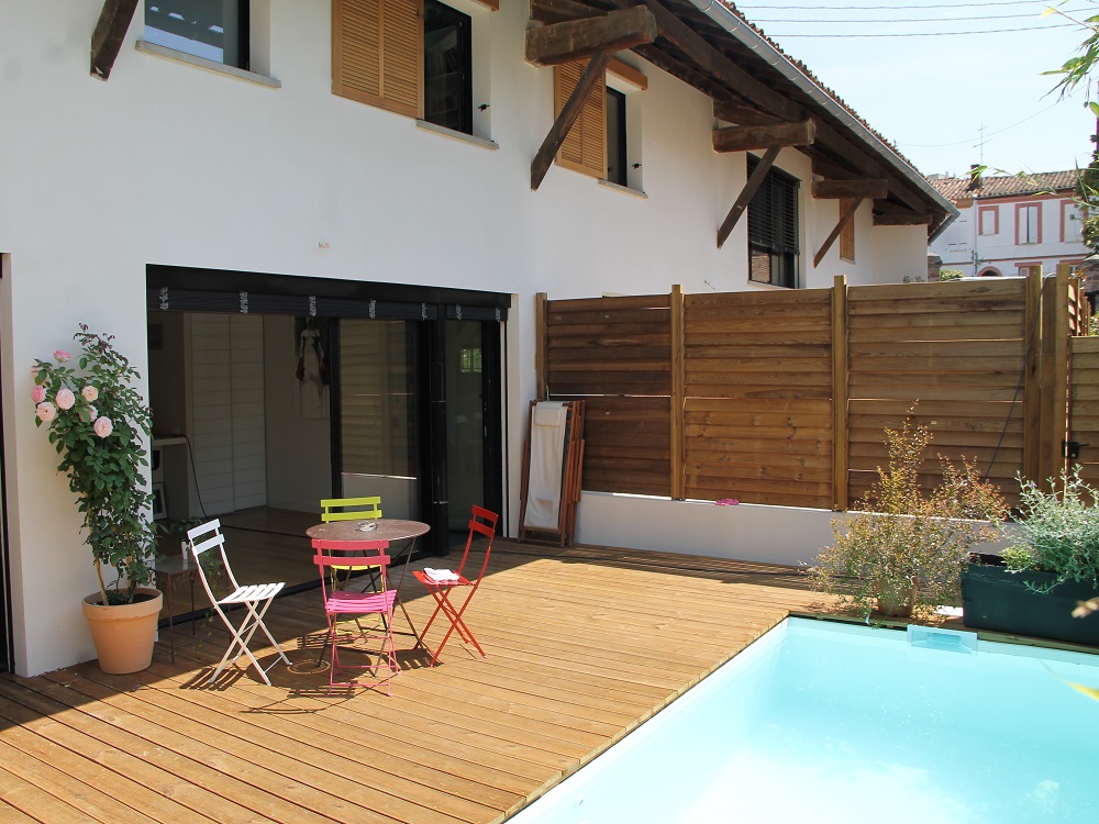 extérieur aménagé rénovation