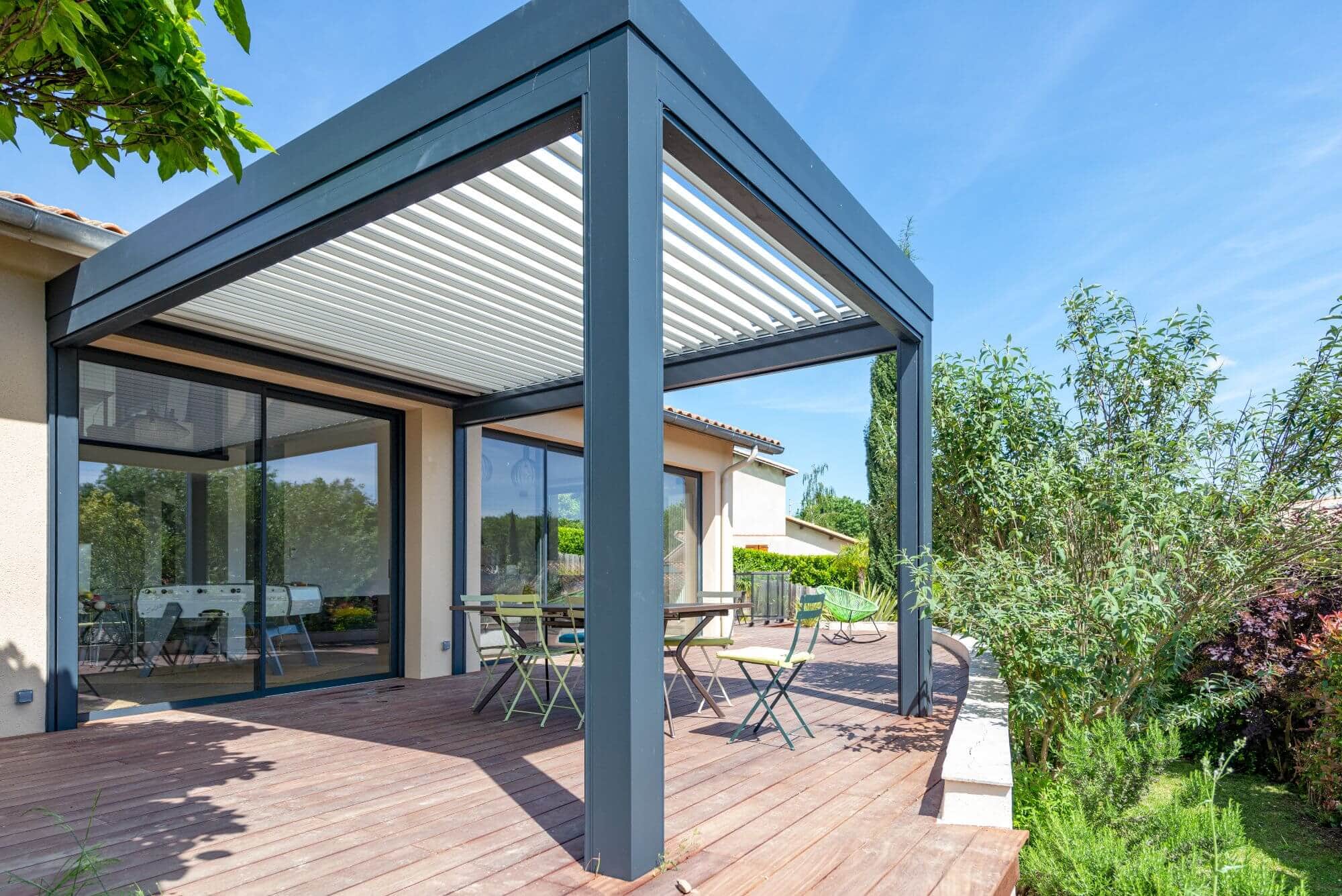 Terrasse, Bois Exotique, Pergola, Bioclimatique, Balma